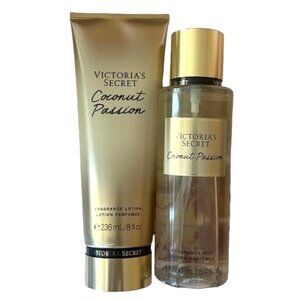 Victoria's Secret Coconut Passion 2pc Set Full‎ Size NEW